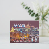 Carte Postale Visite... Prague, Czechia (Debout devant)