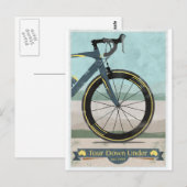 Carte Postale Visite vers le bas sous le vélo (Devant / Derrière)
