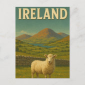 Carte Postale Visiter Irlande Sheep (Devant)