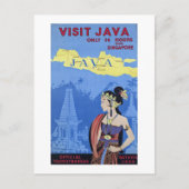 Carte Postale Visiter Java (Devant)