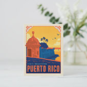 Carte Postale Visiter la belle Porto Rico (Debout devant)