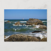 Carte Postale Visiter la côte de l'Oregon (Devant)