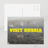 CARTE POSTALE VISITER LA RUSSIE (Devant / Derrière)