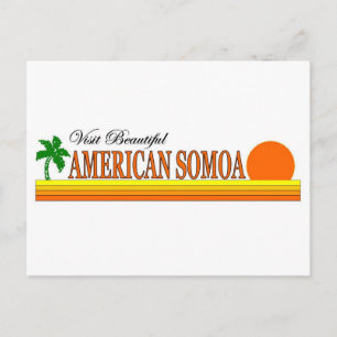 Carte Postale Visiter le magnifique Somoa américain