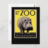 Carte Postale Visiter Le Zoo