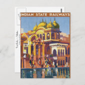 Carte Postale Visiter l'Inde ~ Muttra (Devant / Derrière)