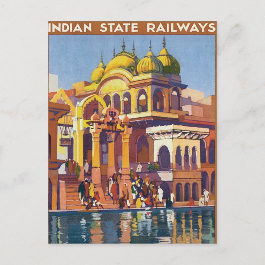 Carte Postale Visiter l'Inde ~ Muttra (Devant)