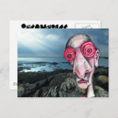 Carte Postale Visites insomniaques sur la côte de Sene (Devant / Derrière)