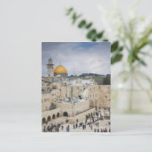 Carte Postale Visiteurs, Western Wall Plaza & Dôme du Rocher (Debout devant)