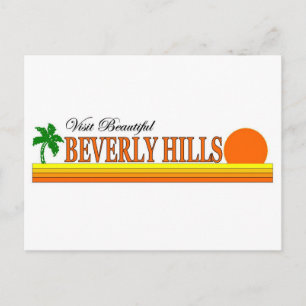 Carte Postale Visitez Beverly Hills, Californie