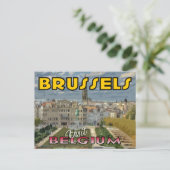 Carte Postale Visitez Bruxelles, Belgique (Debout devant)