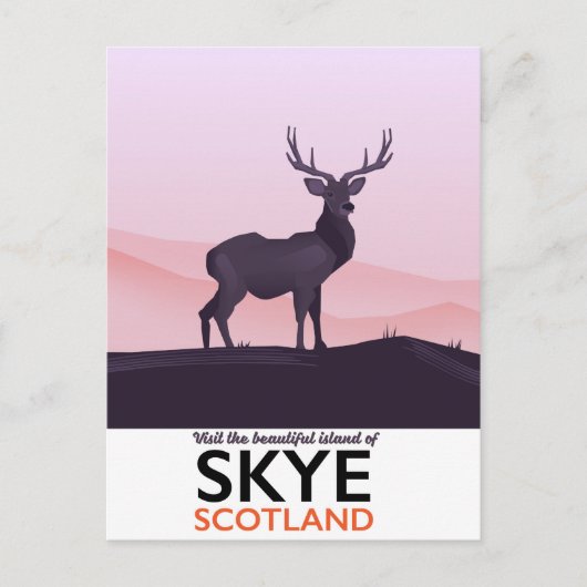Carte Postale Visitez la belle île de Skye (Devant)