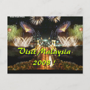 Carte Postale Visitez la Malaisie 2008 !
