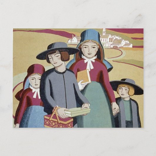 Carte Postale Visitez la Pennsylvanie - 1894 (Devant)