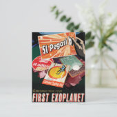 Carte Postale Visitez La Première Exoplanète Trouvée À L'Extérie (Debout devant)