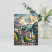 Carte Postale Visitez l'Allemagne (Debout devant)