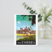 Carte Postale Visitez le Cambodge (Debout devant)