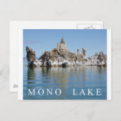 Carte Postale Visitez le lac Mono (Devant / Derrière)