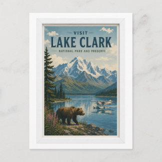 Carte Postale Visitez le parc national de Lake Clark Voyage Vint