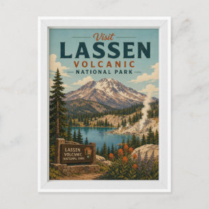 Carte Postale Visitez le parc national volcanique de Lassen Voya