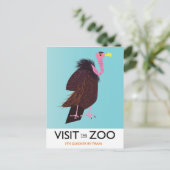 Carte Postale Visitez le Zoo (Debout devant)