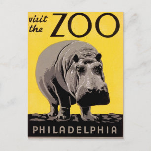Carte Postale Visitez le zoo