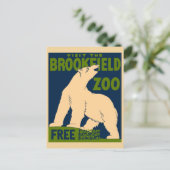 Carte Postale Visitez le zoo de Brookfield (Debout devant)