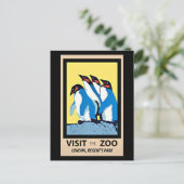 Carte Postale Visitez le zoo de Londres, Regent's Park (Debout devant)