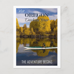 Carte Postale Visitez l'Oregon, Deschutes River,
