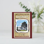 Carte Postale Visitez Washington en train, Pennsylvania RR (Debout devant)