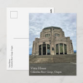Carte Postale Vista House, Columbia River Gorge, Oregon Postcard (Devant / Derrière)