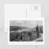 Carte Postale Vista House & Crown Point sur Columbia River (Devant / Derrière)