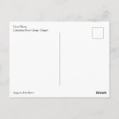 Carte Postale Vista House, gorge de Columbia, Oregon (Dos)