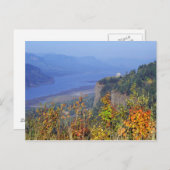 Carte Postale Vista House, haut sur Crown Point à la bouche (Devant / Derrière)