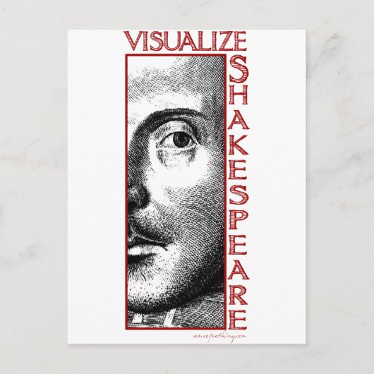Carte Postale Visualiser Shakespeare (Devant)