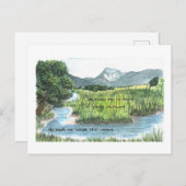 carte postale visuelle psalm 23 (Devant / Derrière)