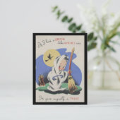 Carte Postale Vitage Éffrayant Halloween 5 (Debout devant)