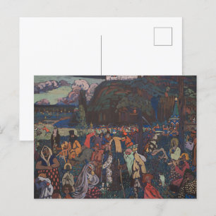 Carte Postale Vitalit Abstrait, Vassily Kandinsky Colorful Life