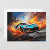 Carte Postale Vitesse future (Devant / Derrière)