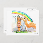 Carte Postale Vitiligo, ne laisse pas tomber la tête ! (Devant / Derrière)