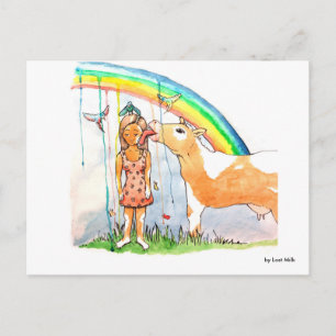 Carte Postale Vitiligo, ne laisse pas tomber la tête !