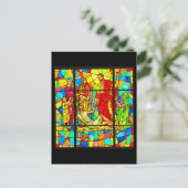 Carte postale-Vitrail-27 (Debout devant)
