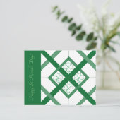 Carte postale - Vitrail Shamrock (Debout devant)