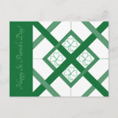 Carte postale - Vitrail Shamrock (Devant)