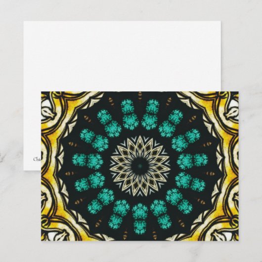 Carte Postale Vitraux (Devant / Derrière)