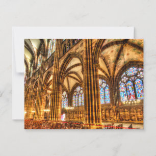 Carte Postale Vitraux de la cathédrale de Strasbourg