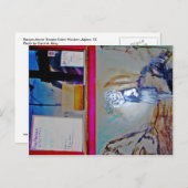 Carte Postale Vitrine de cinéma Rangra, Alpine, TX (Devant / Derrière)