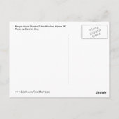 Carte Postale Vitrine de cinéma Rangra, Alpine, TX (Dos)