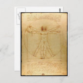 Carte Postale Vitruvien. (Devant / Derrière)