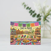 Carte Postale Viva Cinco de Mayo !, (Debout devant)